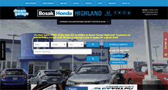 Desktop Screenshot of bosakhondahighland.com